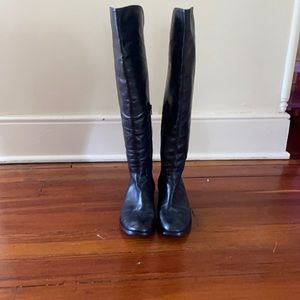 Black over knee boots by Charles David. Size 71/2.